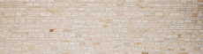 Mosaik Fliese Marmor Naturstein hellbeige Brickmosaik Biancone MOS40-0200_f