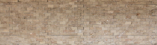 Mosaik Steinwand Travertin Naturstein walnuss Brick Splitface Noce Travertin 3D MOS43-44248_f
