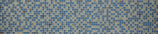 Handmuster Mosaikfliese Fliesenspiegel Transluzent blau Glasmosaik Crystal Muschel blau MOS82B-0104_m