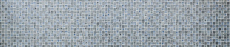 Kunststein Rustikal Mosaikfliese Glasmosaik Resin blau schwarz silber weiß Fliesenspiegel Wand Küche Bad WC - MOS83-CB07