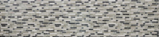 Glasmosaik Naturstein Stäbchen Mosaikfliesen graugrün hellgrau anthrazit Bruchglas Wandfliese Küche Bad WC - MOS87-V1352