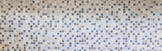 Glasmosaik Naturstein Mosaikfliese hellgrau creme silber Marmor Struktur Fliesenspiegel Bad - MOS92-HQ10