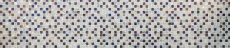 Kunststein Rustikal Mosaikfliese Glasmosaik Quarzit hellgrau silber rot blau lila Fliesenspiegel Küchenrückwand Bad WC - MOS83-CR37