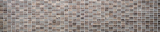 Riemchen Rechteck Mosaikfliesen Glasmosaik Stein Retro braun bronze beige Struktur Wandverkleidung Bad WC - MOS83-CRS6