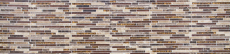Mosaikfliese Küchenrückwand Transluzent beige braun Verbund Glasmosaik Crystal Marmor beige braun MOS86-1302_f