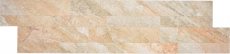Wandverblender Vinyl Folie Steinoptik beige honig selbstklebend Rückwand Wandpaneel Küche Fliesenspiegel MOS200-W2202_f