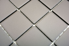 Keramik Mosaik Fliese schlamm grau unglasiert RUTSCHEMMEND BAD Fliesenspiegel Küche Wand - MOS14B-0204-R10