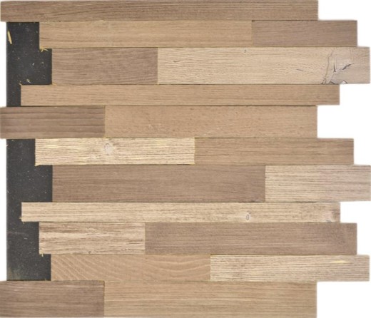 selbstklebende Echtholz Paneele Verbund beige braun HSC Holzwand Fliesenspiegel Küchenrückwand MOS170-PW1