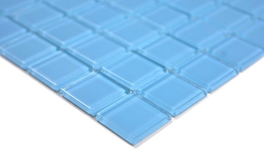 Hand-painted mosaic tile Translucent glass mosaic Crystal light blue BATH WC Kitchen WALL MOS63-0402_m