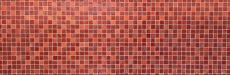 Handmuster Mosaikfliese Fliesenspiegel Transluzent rot Glasmosaik Crystal Resin rot Struktur MOS83-CB30_m