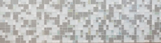 Hand-painted mosaic tile tile backsplash translucent white gray combination glass mosaic Crystal stone white gray white matt MOS88-MC659_m