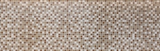 Handmuster Mosaikfliese Fliesenspiegel Transluzent beige Glasmosaik Crystal Stein beige MOS92-1204_m