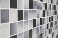 Piastrella di mosaico dipinta a mano in ceramica GREY MIX SLIPPROOF SLIPPROOF MOS16-2211-R10_m