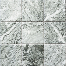 Mosaik Fliese Keramik Steinoptik Struktur grau Fliesenspiegel Küche MOS22-HWA9GY_f | 10 Mosaikmatten