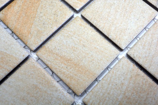 Mosaikfliese Natursteinoptik beige Struktur Badfliese Fliesenspiegel MOS16-AISO98_f | 10 Mosaikmatten