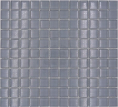 Mosaikfliese Transluzent grau Glasmosaik Crystal hellgrau BAD WC Küche WAND MOS70-0204_f | 10 Mosaikmatten