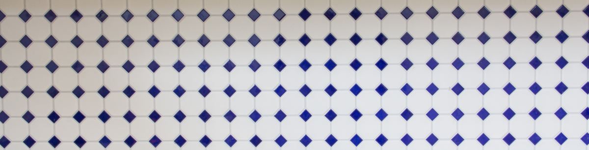 Achteck Mosaikfliesen Weiß - Für Küche & Bad