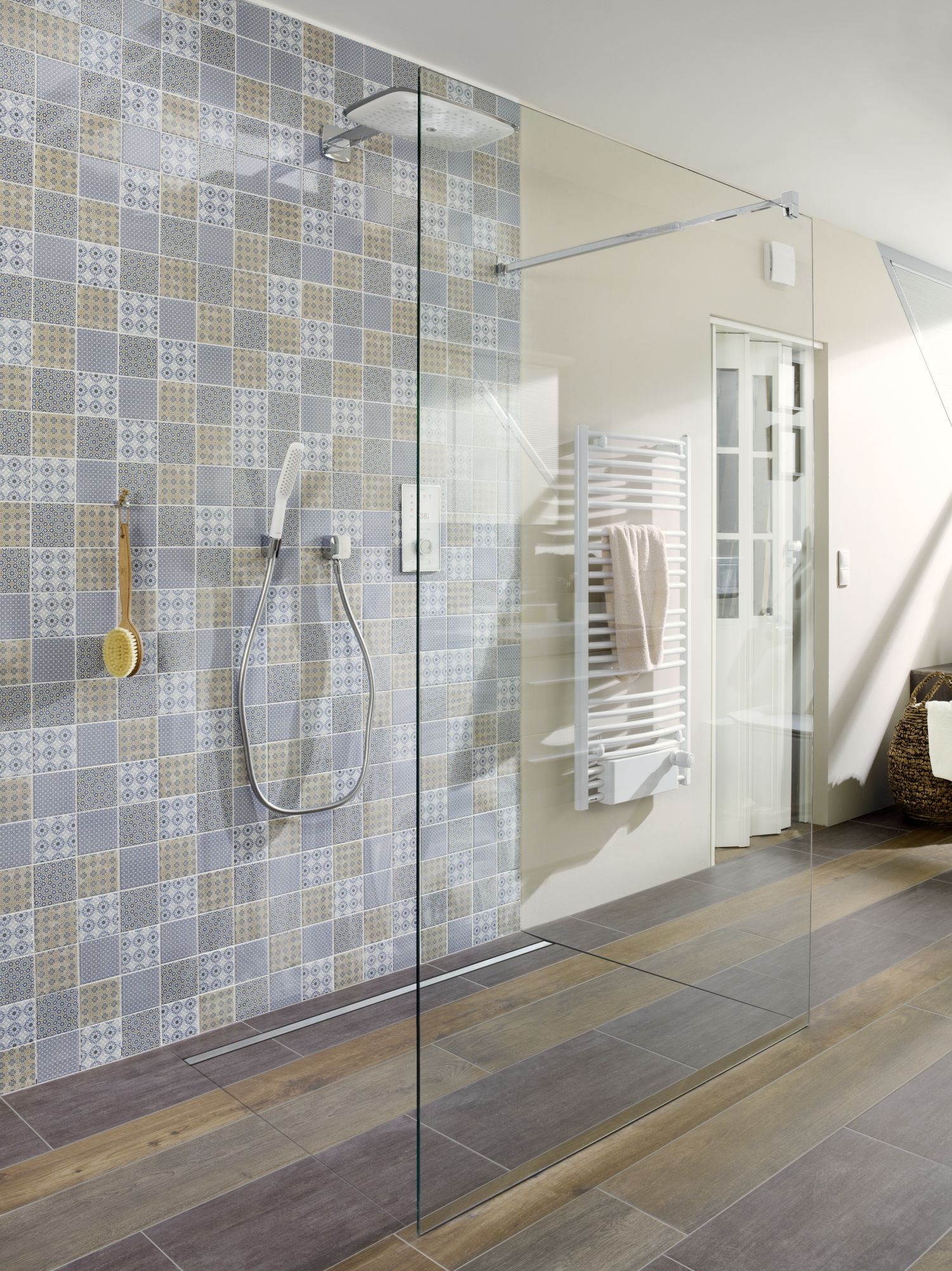 Mosaik Fliese Glas Blau Multicolor Mix Für WAND BA Produktbild-Vorschau 9