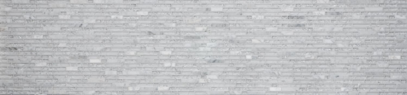 Mosaic tile kitchen splashback translucent white composite glass mosaic Crystal stone white MOS87-V1311_f