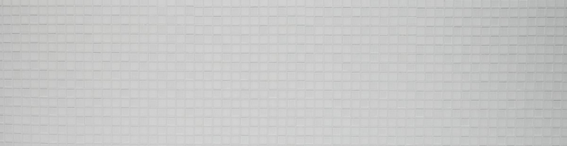 Carreaux de mosaïque autocollants blancs Mosaïque de verre blanc mat blanc MOS200-4CM20_f