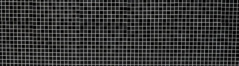 Piastrelle a mosaico per cucina autoadesive mosaico in vetro nero nero opaco MOS200-4CM22_f
