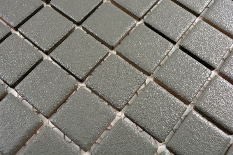 Piastrella a mosaico SLIPPROOF pavimento SLIPPROOF Grigio ardesia opaco MOS18-0222-R10_f