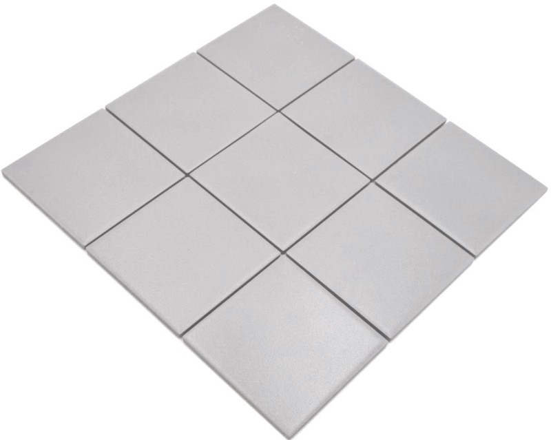 Piastrella a mosaico ceramica grigio pietra grigio piatto doccia piastrella pavimento MOS22-0204-R10_f