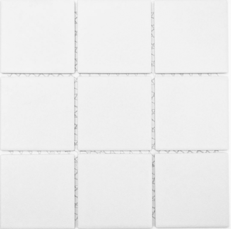 Carreau mosaïque céramique blanc receveur de douche Carreau de sol MOS22-0102-R10_f