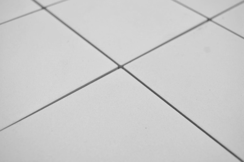 Piastrella a mosaico in ceramica bianca per piatto doccia MOS22-0102-R10_f