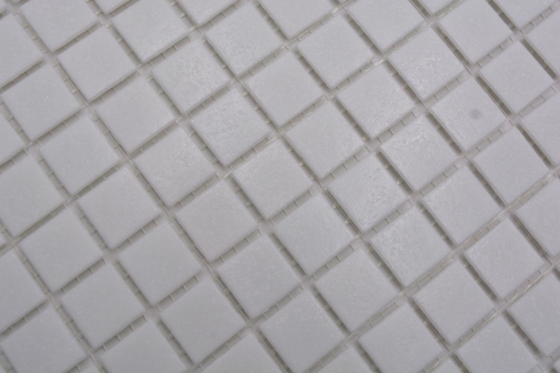 Mosaic tiles glass white mosaic tile wall tile backsplash kitchen bathroom MOS50-0101_f