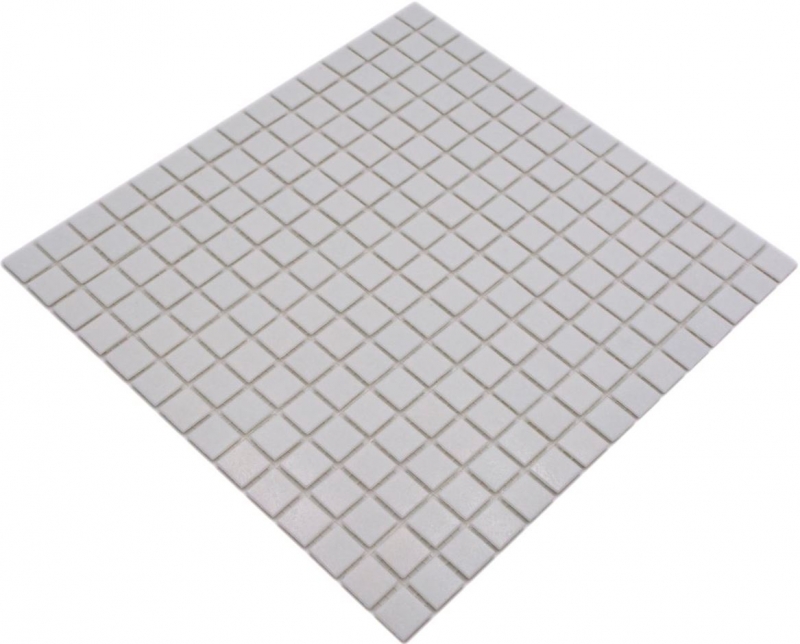 Mosaico piastrelle vetro bianco mosaico piastrelle parete backsplash cucina bagno MOS50-0101_f