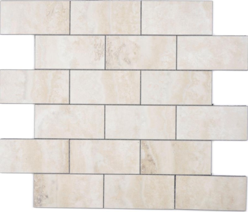 Rectangular vinyl stone look Limestone gray Subway Structure mosaic tile wall tile backsplash kitchen bathroom MOS200-6LG_f