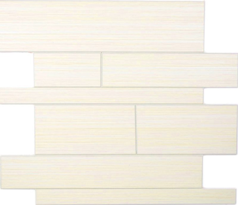 Pannelli murali autoadesivi aspetto legno Legno Bianco cucina splashback piastrella backsplash - MOS200-53WWL_f
