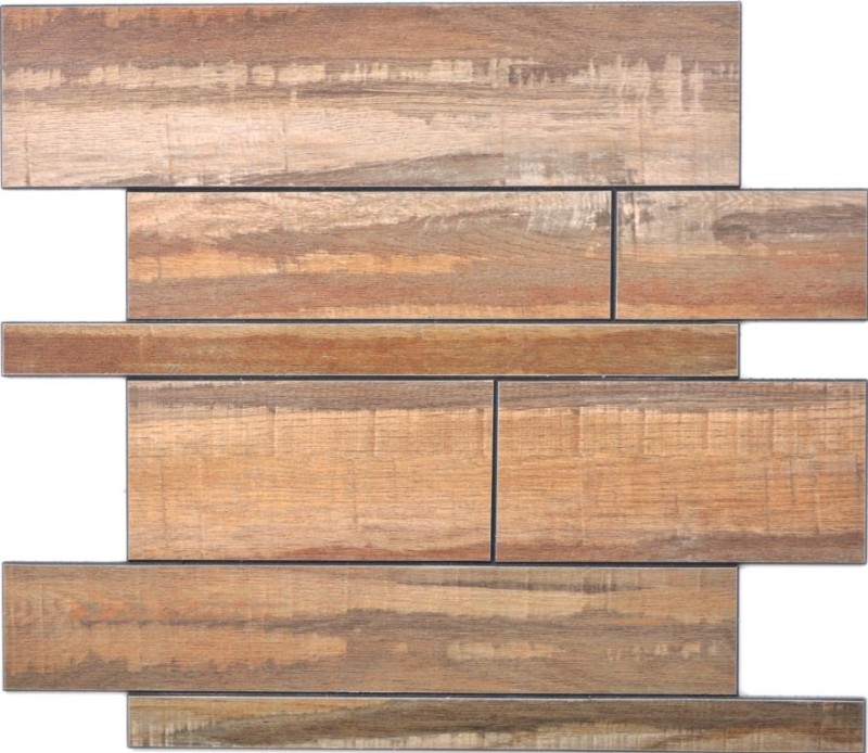 Wandpaneele selbstklebend Holzoptik Wood braun Küchenrückwand Fliesenspiegel - MOS200-58WRS_f