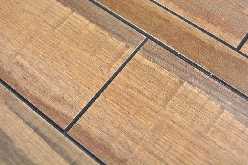Wall panels self-adhesive wood look wood brown kitchen splashback tile backsplash - MOS200-58WRS_f