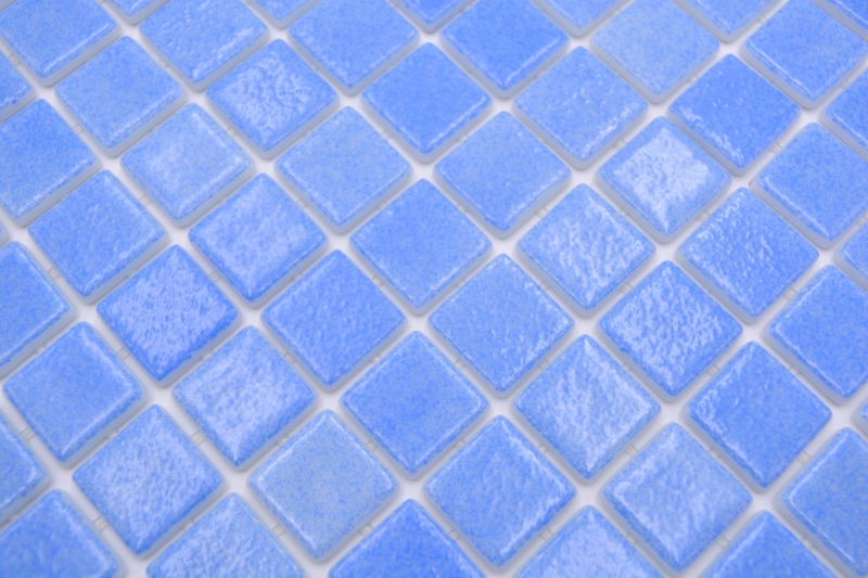 Mosaikfliese Poolmosaik Schwimmbadmosaik blau Dusche Bad MOS220-110R