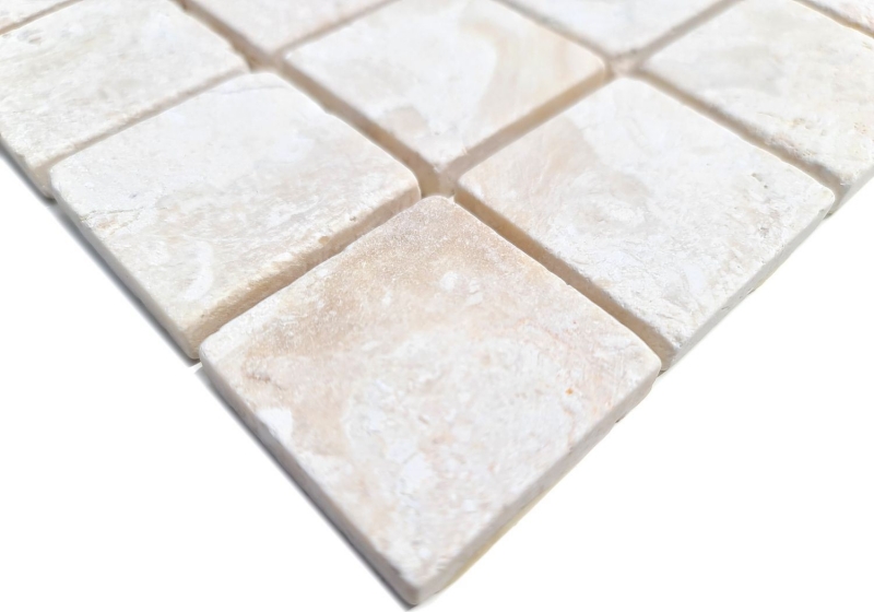 Mosaikfliese Marmor Mosaik THUMBNAIL weiß Küche Badezimmer Duschboden MOS40-T48W_f
