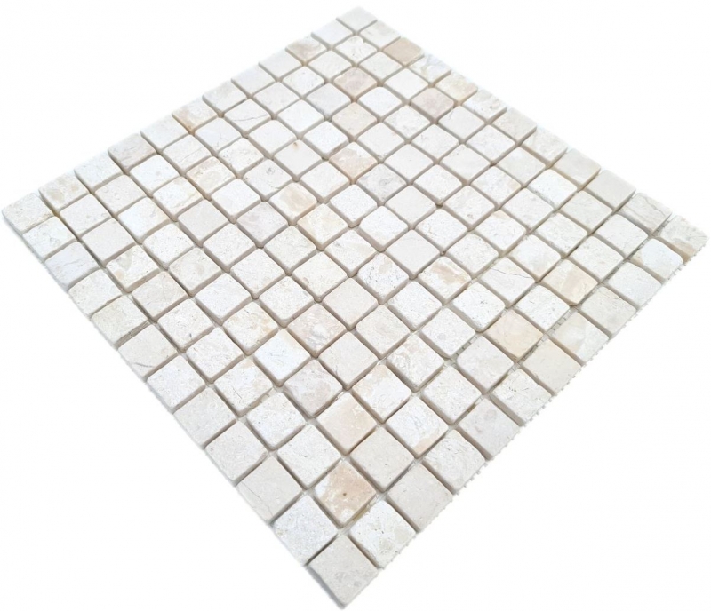 Campione a mano piastrelle mosaico marmo mosaico THUMBNAIL piastrelle bianche backsplash cucina doccia pavimento MOS40-T23W_m