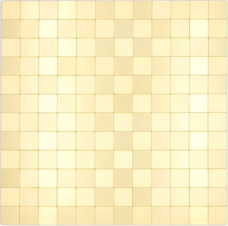 Handmuster Mosaikfliese Selbstklebende Mosaike metall gold Küche Wand Bad MOS200-4G25_m