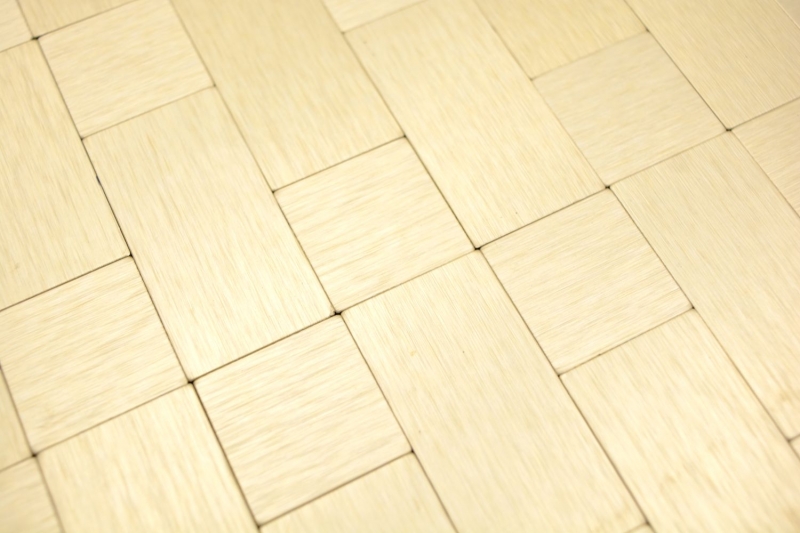 Hand pattern mosaic tile self-adhesive mosaic combi metal gold kitchen bathroom MOS200-4G87_m
