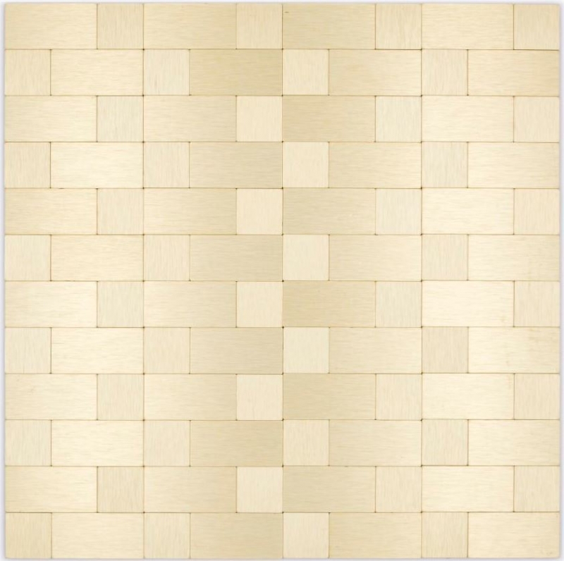 Hand pattern mosaic tile self-adhesive mosaic combi metal gold kitchen bathroom MOS200-4G87_m