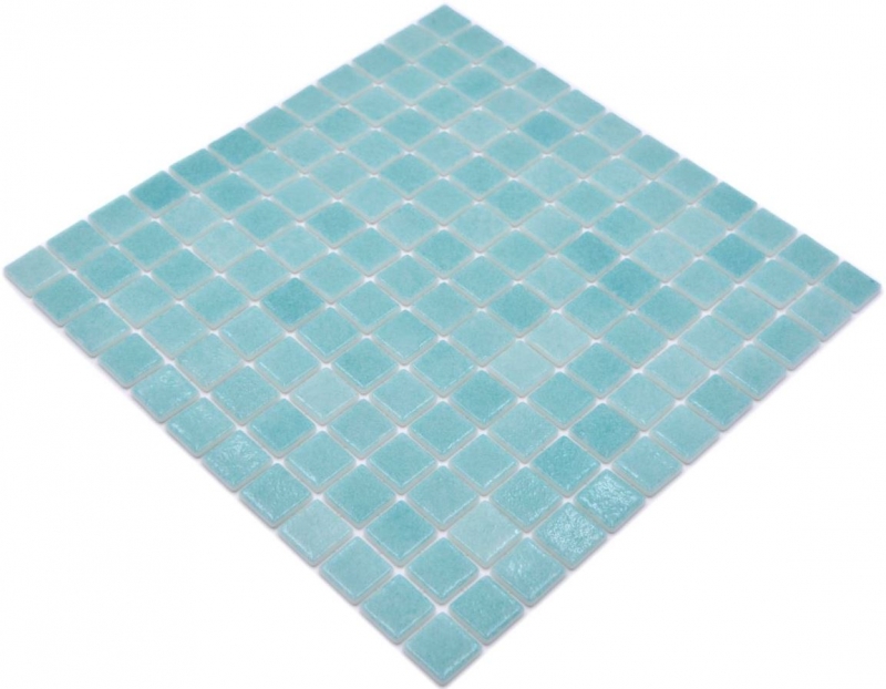 Hand-painted mosaic tile Pool mosaic Swimming pool mosaic SPAIN green CARIBE antislip non-slip MOS220-503T_m