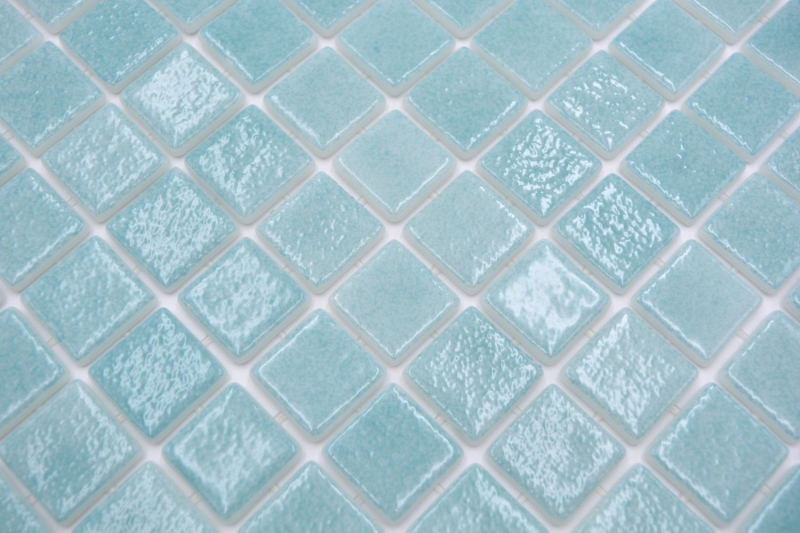 Hand-painted mosaic tile pool mosaic swimming pool mosaic SPAIN turquoise green CARIBE shower tray MOS220-503P_m