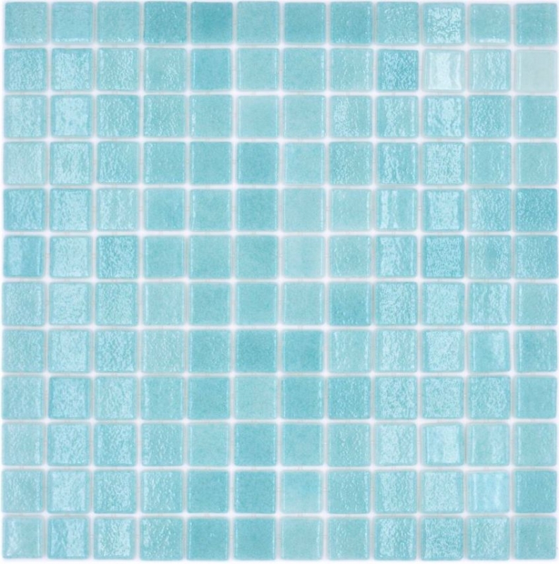 Hand-painted mosaic tile pool mosaic swimming pool mosaic SPAIN turquoise green CARIBE shower tray MOS220-503P_m