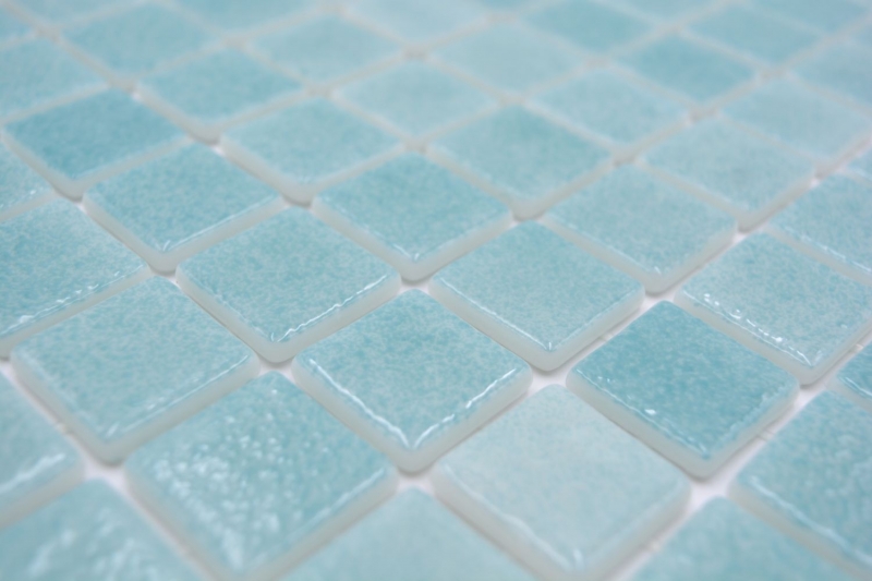 Hand-painted mosaic tile pool mosaic swimming pool mosaic SPAIN turquoise green CARIBE shower tray MOS220-503P_m