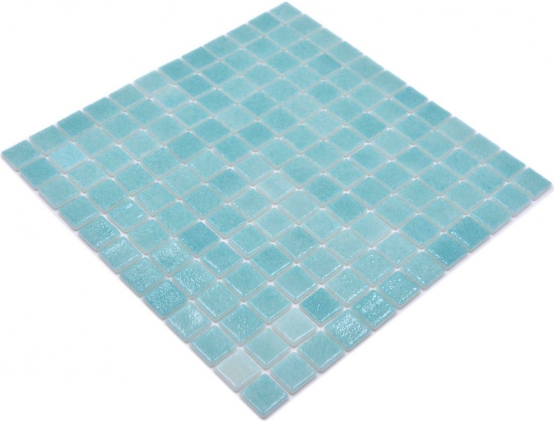 Hand-painted mosaic tile pool mosaic swimming pool mosaic SPAIN turquoise green CARIBE shower tray MOS220-503P_m