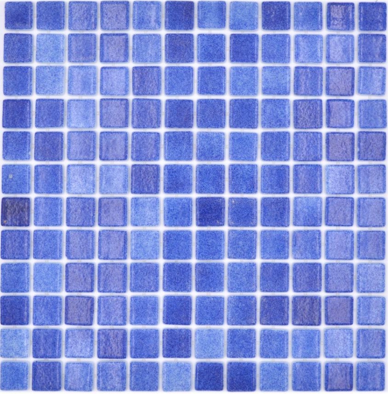 Piastrella di mosaico dipinta a mano Mosaico per piscina Mosaico per piscina SPAGNA blu scuro antiscivolo MOS220-508A_m