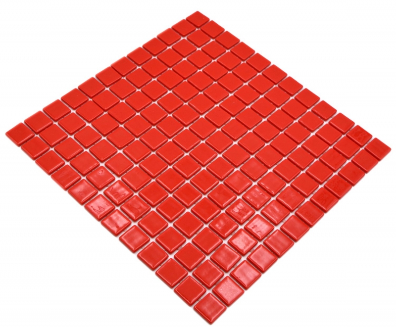 Mosaïque de piscine Mosaïque de verre rouge brillant mur sol cuisine salle de bain douche MOS220-P25808