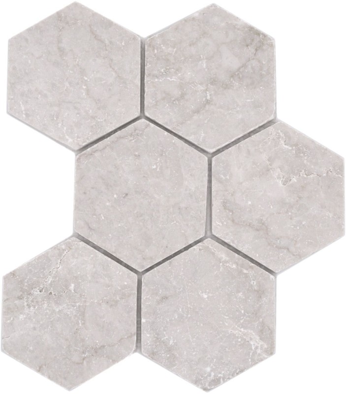 Piastrelle mosaico pietra naturale marmo avorio opaco parete pavimento cucina bagno doccia MOS42-HX141