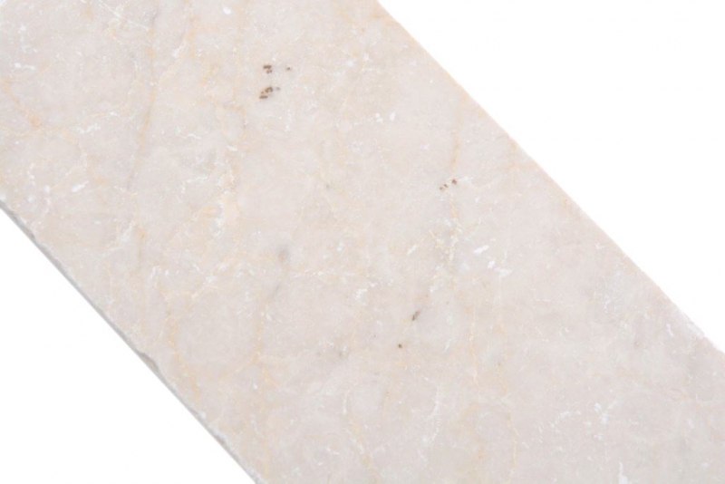 Piastrelle mosaico pietra naturale marmo avorio opaco parete pavimento cucina bagno doccia MOSF-45-M410
